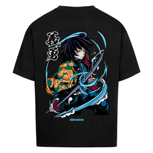 Demon Slayer Tomioka Tshirt im Oversized-Stil – Hochwertiges Anime Merchandise für Streetwear Fans und Demon Slayer Liebhaber.