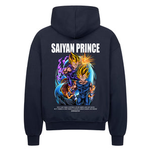 Dragon Ball Vegeta Zip Hoodie im Oversized-Stil – Hochwertiges Anime Merchandise für Streetwear Fans und Dragon Ball Liebhaber