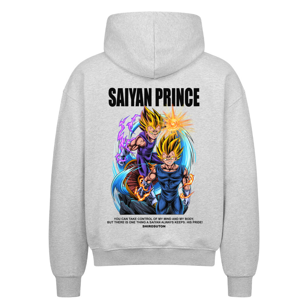 Dragon Ball Vegeta Zip Hoodie im Oversized-Stil – Hochwertiges Anime Merchandise für Streetwear Fans und Dragon Ball Liebhaber