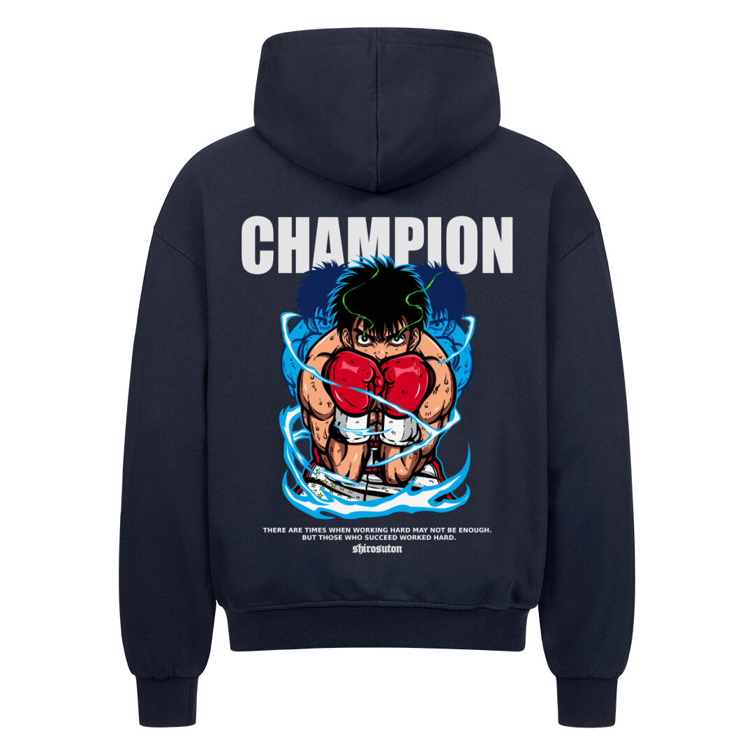 Hajime no Ippo Hoodie im Oversized-Stil – Hochwertiges Anime Merchandise für Streetwear Fans und Hajime no Ippo Liebhaber.