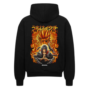 Naruto Itachi Hoodie im Oversized-Stil – Hochwertiges Anime Merchandise für Streetwear Fans und Itachi Liebhaber.