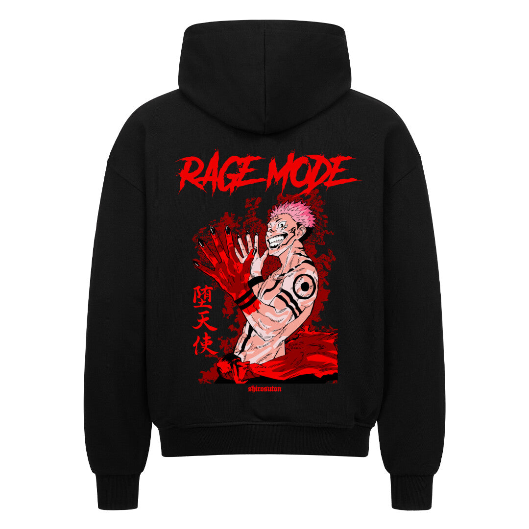 Jujutsu Kaisen Sukuna Zip Hoodie im Oversized-Stil – Hochwertiges Anime Merchandise für Streetwear Fans und Jujutsu Kaisen Liebhaber