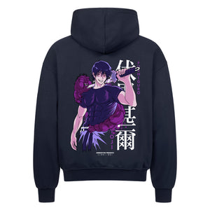 Jujutsu Kaisen Toji Zip Hoodie im Oversized-Stil – Hochwertiges Anime Merchandise für Streetwear Fans und Jujutsu Kaisen Liebhaber