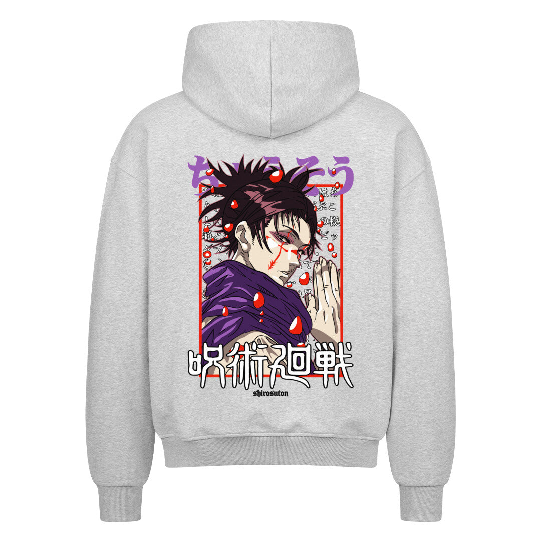 Jujutsu Kaisen Choso Zip Hoodie im Oversized Stil – Hochwertiges Anime Merchandise für Streetwear Fans und Jujutsu Kaisen Liebhaber