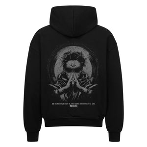 Jujutsu Kaisen Sukuna Zip Hoodie im Oversized-Stil – Hochwertiges Anime Merchandise für Streetwear Fans und Jujutsu Kaisen Liebhaber