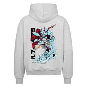 One Piece Luffy Zip Hoodie im Oversized-Stil – Hochwertiges Anime Merchandise für Streetwear Fans und One Piece Liebhaber