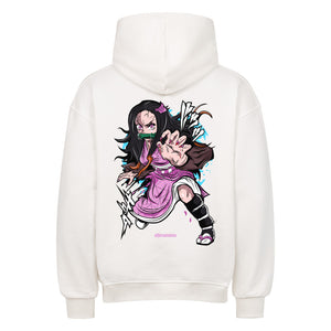 Demon Slayer Nezuko Hoodie im Oversized-Stil – Hochwertiges Anime Merchandise für Streetwear Fans und Demon Slayer Liebhaber