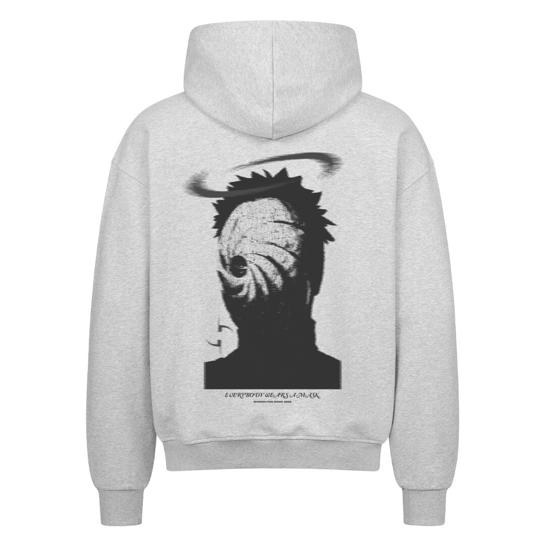 Naruto Obito Zip Hoodie im Oversized-Stil – Hochwertiges Anime Merchandise für Streetwear Fans und Naruto Liebhaber.