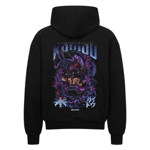 One Piece Kaido Zip Hoodie im Oversized-Stil – Hochwertiges Anime Merchandise für Streetwear Fans und One Piece Liebhaber