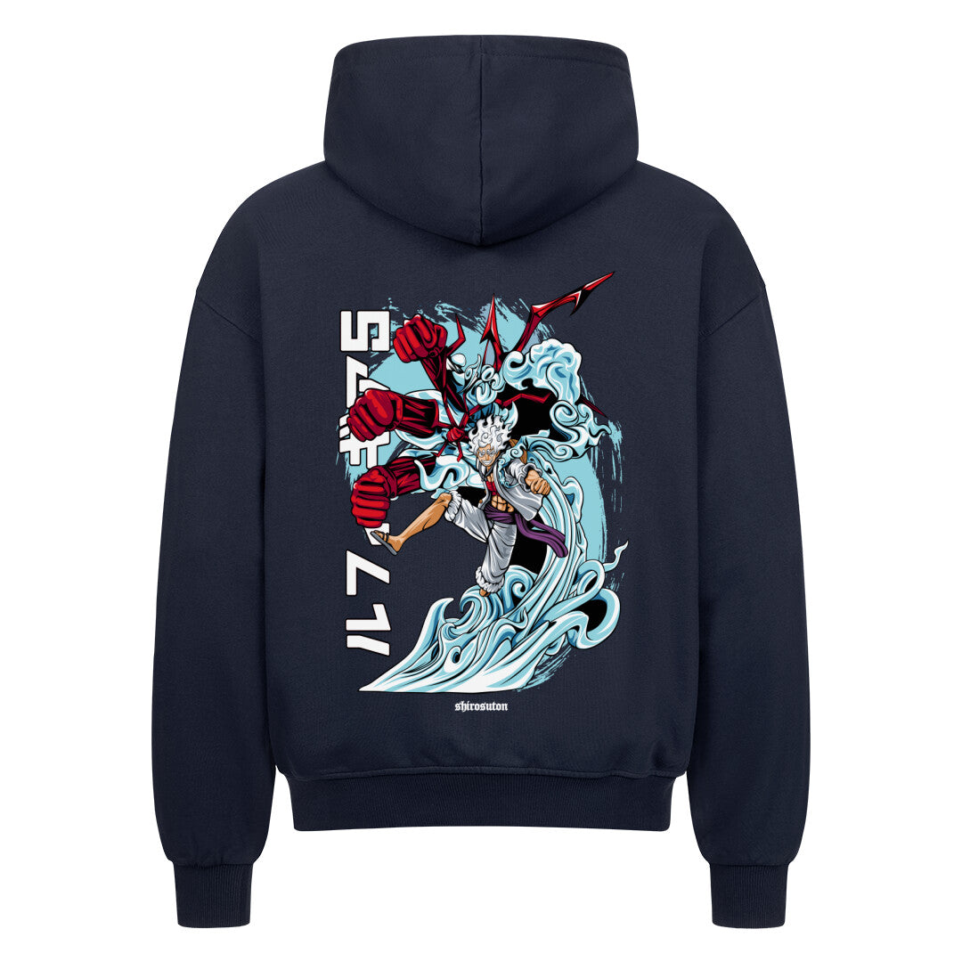 One Piece Luffy Zip Hoodie im Oversized-Stil – Hochwertiges Anime Merchandise für Streetwear Fans und One Piece Liebhaber