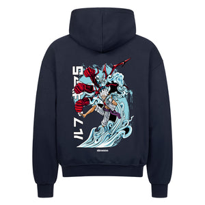 One Piece Luffy Zip Hoodie im Oversized-Stil – Hochwertiges Anime Merchandise für Streetwear Fans und One Piece Liebhaber