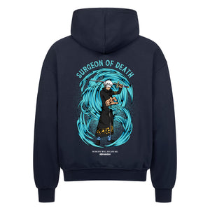 One Piece Law Zip Hoodie im Oversized-Stil – Hochwertiges Anime Merchandise für Streetwear Fans und One Piece Liebhaber