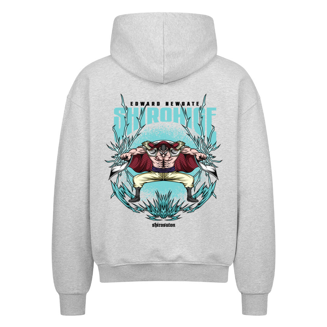 One Piece Whitebeard Zip Hoodie im Oversized-Stil – Hochwertiges Anime Merchandise für Streetwear Fans und One Piece Liebhaber