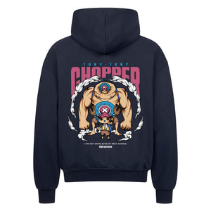 One Piece Chopper Prey Animal Zip Hoodie im Oversized-Stil – Hochwertiges Anime Merchandise für Streetwear Fans und One Piece Liebhaber