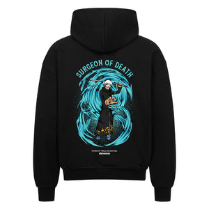 One Piece Law Zip Hoodie im Oversized-Stil – Hochwertiges Anime Merchandise für Streetwear Fans und One Piece Liebhaber