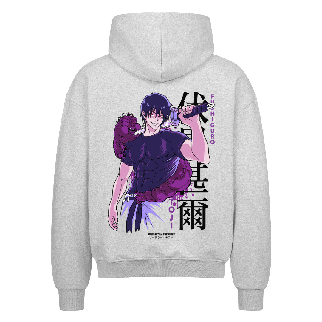 Jujutsu Kaisen Toji Zip Hoodie im Oversized-Stil – Hochwertiges Anime Merchandise für Streetwear Fans und Jujutsu Kaisen Liebhaber