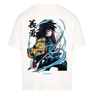 Demon Slayer Tomioka Tshirt im Oversized-Stil – Hochwertiges Anime Merchandise für Streetwear Fans und Demon Slayer Liebhaber.