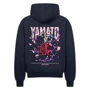 One Piece Yamato Zip Hoodie im Oversized-Stil – Hochwertiges Anime Merchandise für Streetwear Fans und One Piece Liebhaber